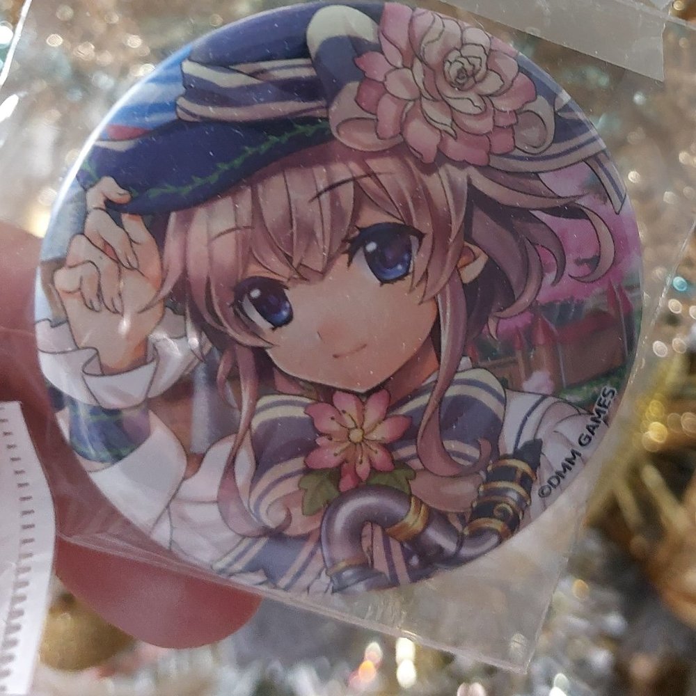 Anri Rue Anemone from the game Flower Knight Girl Beautiful Pretty Pin